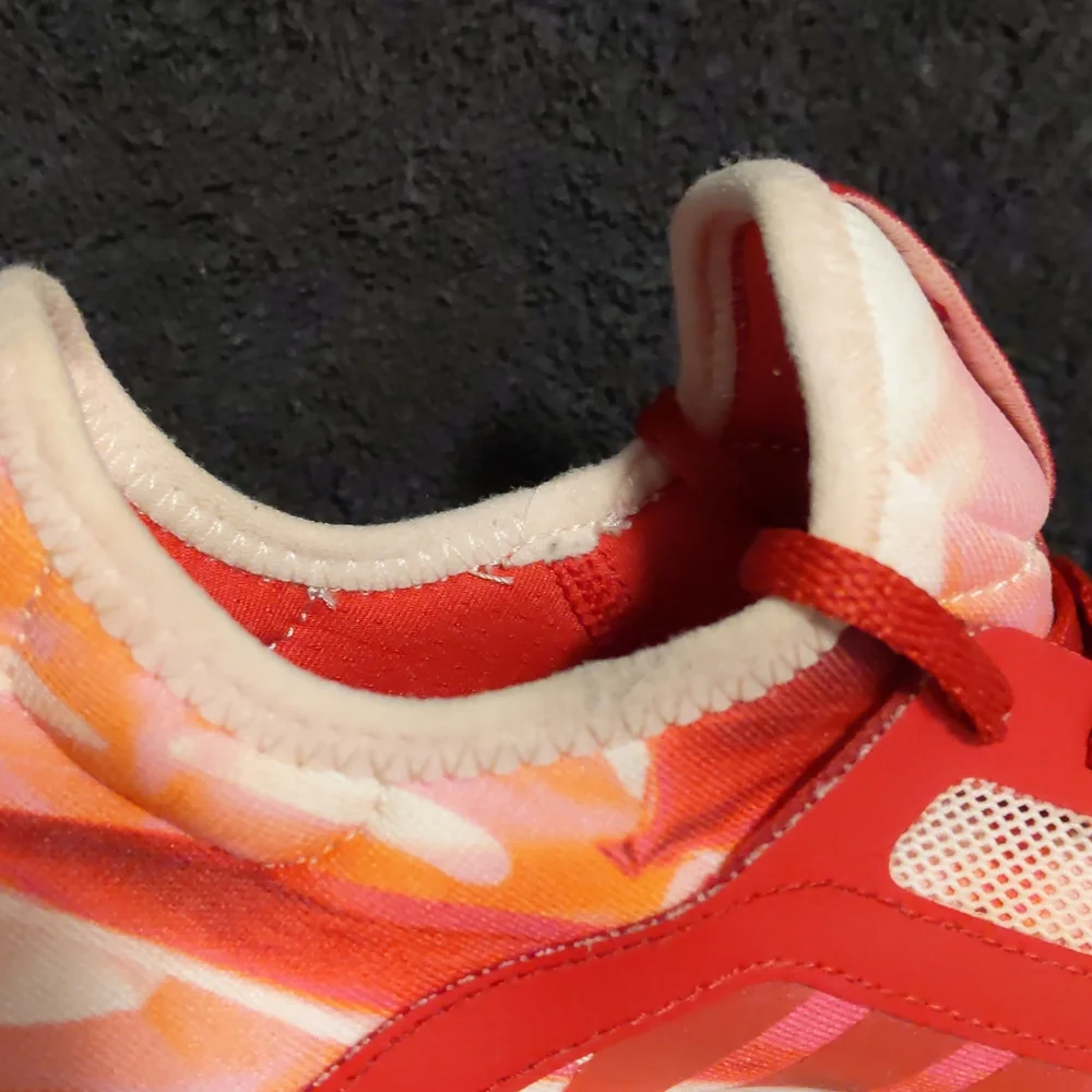 adidas Pure Boost X “Power Red” Floral Workout Running Shoes - Picture 8 of 11